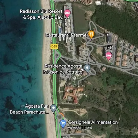 Situe A 20 Metres De La D Agosta Porticcio アパート Albitreccia